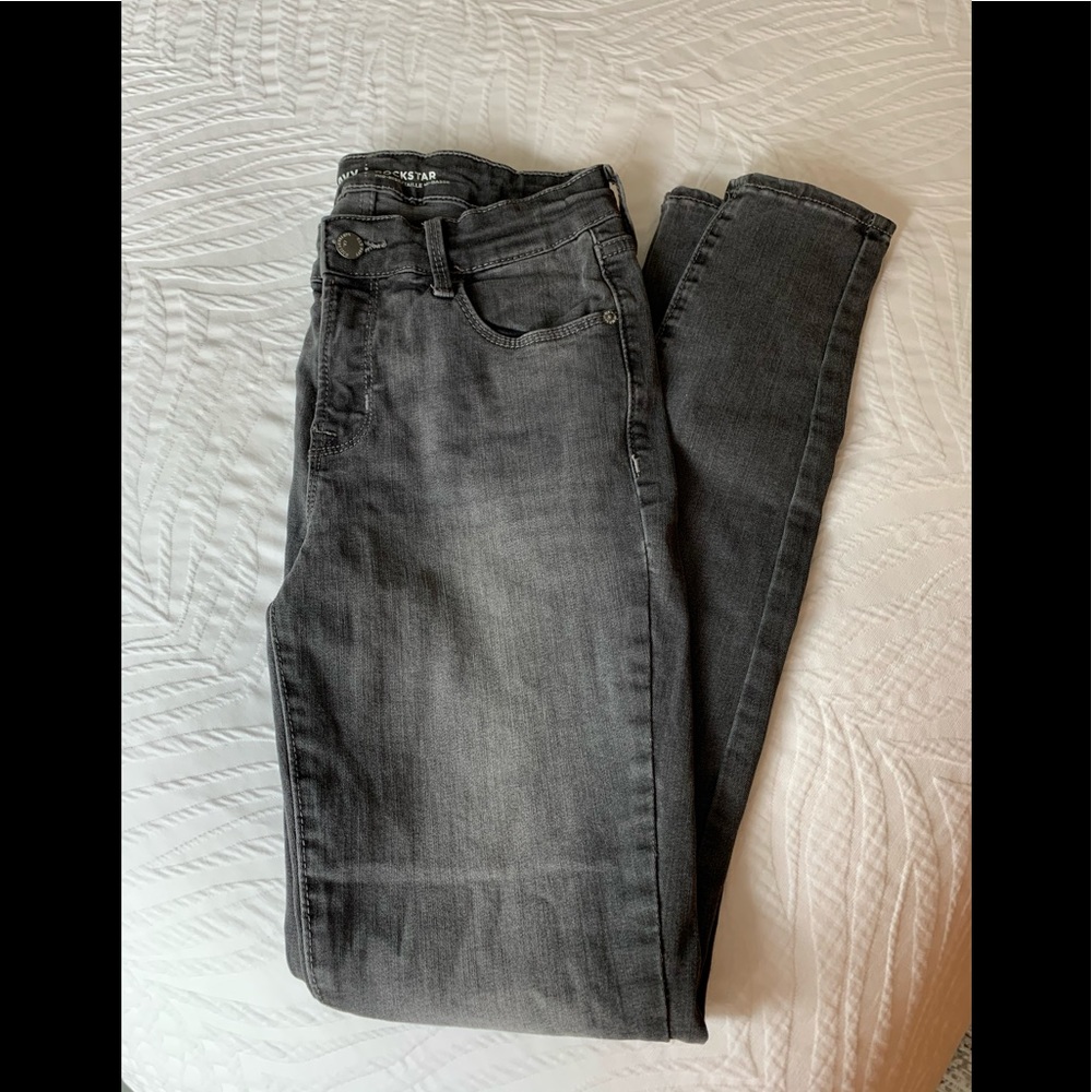 Charcoal Rockstar Skinny Jeans